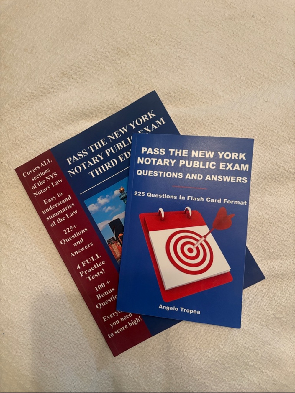 Pass The New York Notary Public Exam Study Guides - 2 books
